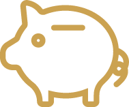 Piggy bank icon